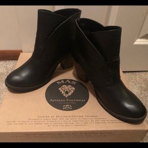 Never worn Black MAS ankle boots